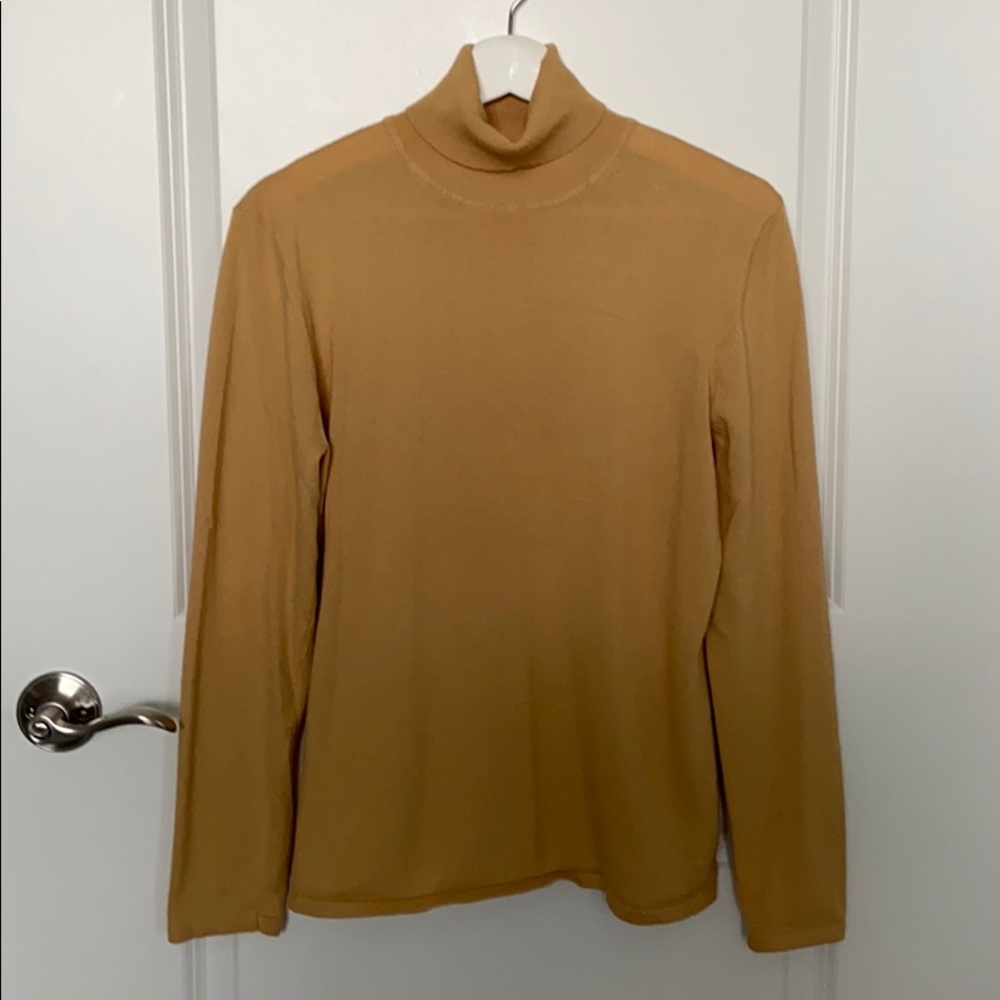 Chicos Yellow Turtleneck